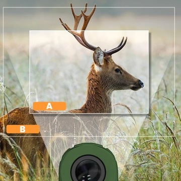 ОХОТНИЧИЙ ЛАЗЕРНЫЙ ДАЛЬНОМЕР, БИНОКУЛЯРНЫЙ ПРИЦЕП ДЛЯ ГОЛЬФ, РЕЖИМЫ, 6xZOOM, 1000 м, КОРПУС