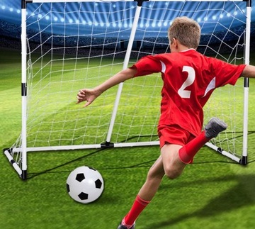 ФУТБОЛЬНЫЕ ВОРОТА ДЛЯ ДЕТЕЙ 2В1 + МЯЧ + НАСОС