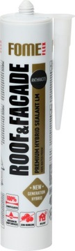 Uszczelniacz dekarski hybrydowy 300ml antracyt Fome Flex NOWOŚĆ