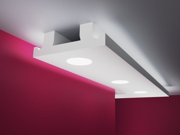 ELHARE Подвесной потолок Светодиодный галогенный карниз LH2A