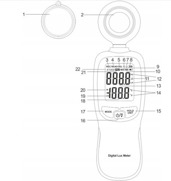 ПРИЛОЖЕНИЕ WT81B LUX METER ДЛЯ ANDROID - Точный люксметр Bluetooth