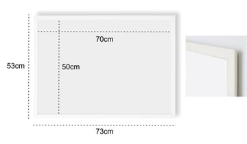 Tablica powitalna 50x70cm ślub wesele Biała Ramka