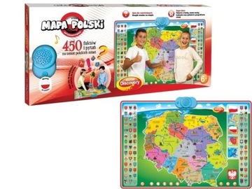 Dumel Discovery Gra edukacyjna INTERAKTYWNA MAPA POLSKI DD61171