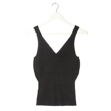 ZARA Top z dzianiny Rozm. EU 40 czarny Knitted Top