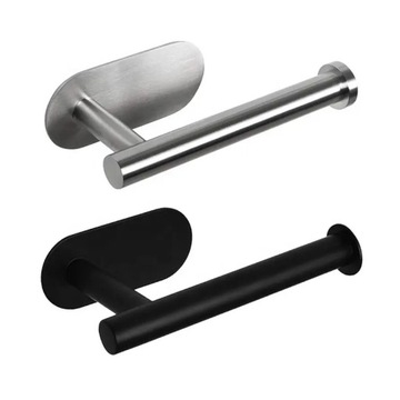 ДЕРЖАТЕЛЬ ДЛЯ ТУАЛЕТНОЙ БУМАГИ САМОКЛЕЯЩИЙСЯ, ХРОМ