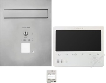 Skrzynka wideodomofon S1201A-SKP + monitor VIDOS