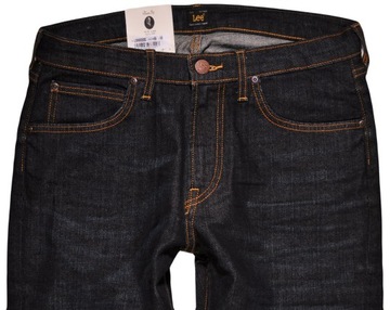 LEE spodnie REGULAR tapered navy ARVIN W28 L32