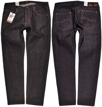LEE spodnie NAVY JEANS tapered 101 S _ W30 L32