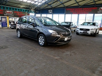 Opel Zafira C Tourer Facelifting 1.4 Turbo 140KM 2016 Opel Zafira 7-osób Kraj Bezwypadkowy SERWISOWANY, zdjęcie 4