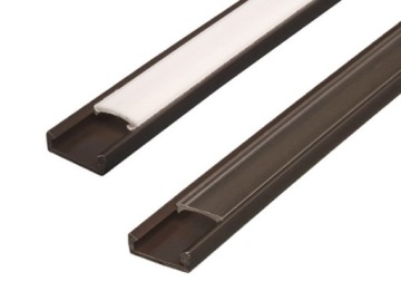 СВЕТОДИОДНЫЙ ПРОФИЛЬ МИНИ КОРИЧНЕВЫЙ С КЛЕЙКОЙ ЛЕНТОЙ | 1 МЕТР