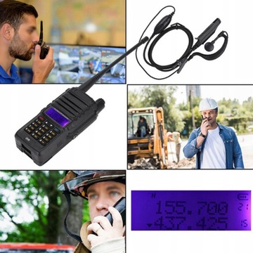 Baofeng UV-9R HTQ ЖЕСТКИЙ РАДИОТЕЛЕФОН РАЦИЯ УКВ УВЧ СКАНЕР