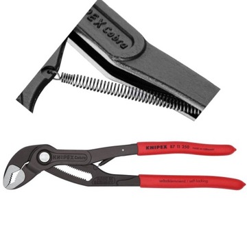 Szczypce do rur Klucz KNIPEX automat COBRA 250mm