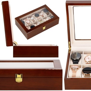 ОРГАНАЙЗЕР ДЛЯ ЧАСОВ, 12 шт., JEWELRY BOX, ELEGANT BOX