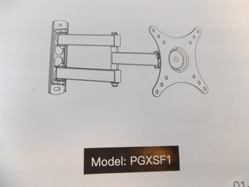 Настенная вешалка для телевизора 10–32 дюйма, 20 кг.