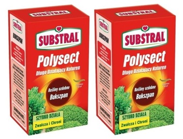 Oprysk Substral POLYSECT ĆMA BUKSZPANOWĄ MSZYCE Przędziorki 2x100ml