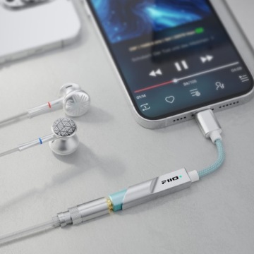 FIIO KA11 УСИЛИТЕЛЬ ДЛЯ НАУШНИКОВ ЦАП LIGHTNING PORTABLE SILVER