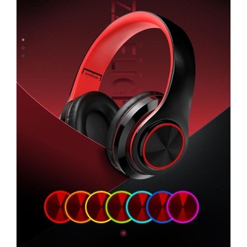 Rechargeable Headphones Led Over Ear Headphones
