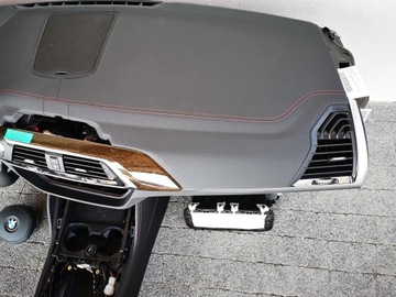 Панель консоли, кожа, подушка безопасности, BMW X3 G01 X4 G02