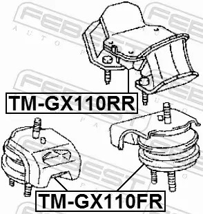 FEBEST ULOŽENÍ MOTORU TM-GX110FR