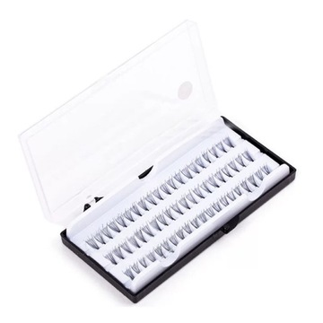KĘPKI RZĘSY SYNTETYCZNE GĘSTE 12 mm