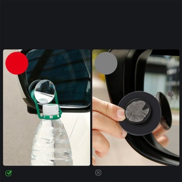 BASEUS 2X ДОПОЛНИТЕЛЬНОЕ АВТОМОБИЛЬНОЕ БОКОВОЕ ЗЕРКАЛО ВЫПУКЛОЕ СЛЕПОЕ ЗОНО J POINT