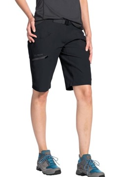 Spodenki Vaude damskie sportowe trekkingowe szorty czarne r. 40/M
