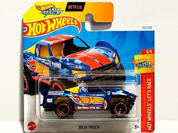 HOT WHEELS 2024 BAJA TRUCK 2019 Let's Race Netflix HTC09