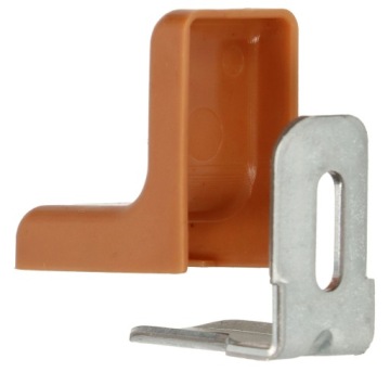 КОМАНДОРЕК МЕТАЛЛИЧЕСКИЙ УГЛОВОЙ КРОНШТЕЙН С КРЫШКОЙ ОРЕХ