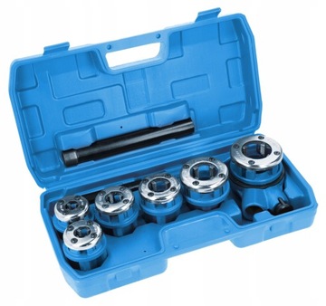 HOGERT Gwintownica do Rur 1/4 - 5/4 6szt. Narzynek HT1P635