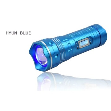 Blue White Yellow 3 Light Source Fishing Light Bracket Rechargeable Strong