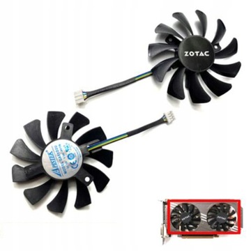 Wentylatory do ZOTAC GeForce GTX 970 4GB