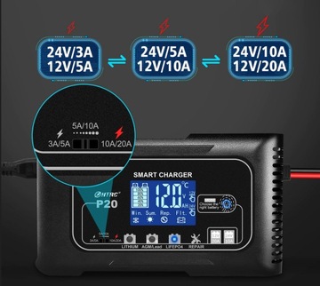 ВЫПРЯМИТЕЛЬНОЕ ЗАРЯДНОЕ УСТРОЙСТВО ДЛЯ АККУМУЛЯТОРОВ LIFEPO4 20А