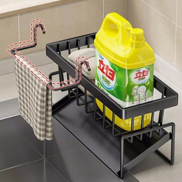 КУХОННЫЙ ОРГАНАЙЗЕР ДЛЯ МОЙКИ ДЕРЖАТЕЛЬ КОРЗИНЫ СТОЯЧАЯ МОЙКА СЛИВ НА НАСТЕНУ ДЛЯ ЖИДКОСТИ