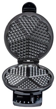 Вафельница Ravanson GR-7010 черная 1200 Вт