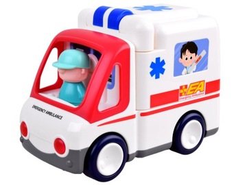 Игрушечная машинка Скорая помощь интерактивный пациент ZA4540