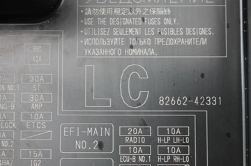 БЛОК ПРЕДОХРАНИТЕЛЕЙ ЛЕВЫЙ ЖГУТ ПРОВОДОВ TOYOTA RAV4 IV 2.0 D4D 12-15