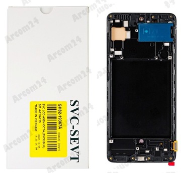 SAMSUNG A71 A715 WYŚWIETLACZ OLED RAMKA, OLED