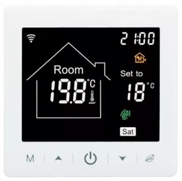 REGULATOR TERMOSTAT POKOJOWY CYFROWY LCD 16A WIFI