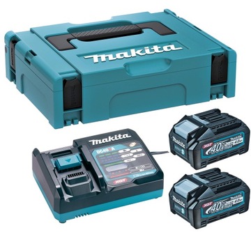 Makita Zestaw zasilający BL4040 x2 DC40RA + Makpac