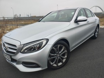 Mercedes Klasa C W205 Limuzyna 200 BlueTEC 136KM 2015 FULLLED NAVIGACJA KAMERA COFANIA WZÓR, zdjęcie 1