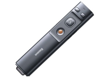 Многофункциональный пульт дистанционного управления Baseus Orange Dot с серой лазерной указкой