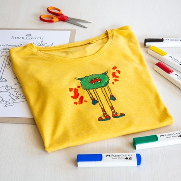 Маркеры, фломастеры для тканей, футболок.