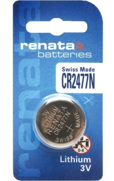 1x Bateria litowa RENATA CR2477N 3V 2477N BL/1