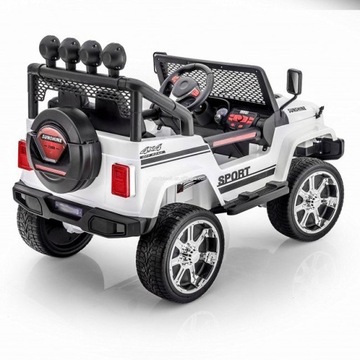 MEGA JEEP SUNSHINE NAPĘD 4X4, 2X12V, WOLNY/2388BIA