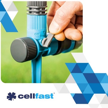 Садовый спринклер Cellfast Sector с роторным приводом для газона IDEAL 360