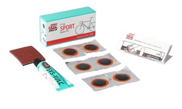 Zestaw do naprawy dętek rowerowych TT04 SPORT 6xłatki+3g klej Tip Top