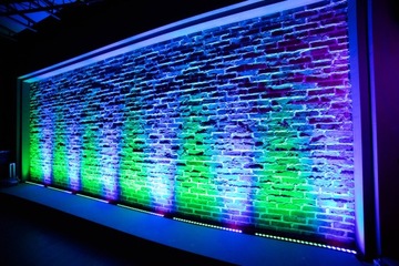 ЦВЕТОВАЯ СВЕТОДИОДНАЯ БАРКА 24x4Вт RGBW IP65 НАРУЖНАЯ