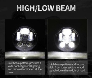 Фара Harley Davidson 5,75 дюйма, полностью светодиодная