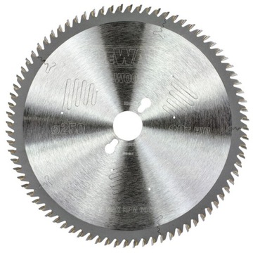 DT4353 DEWALT TARCZA DO DREWNA LAMINATU 250MM 80Z