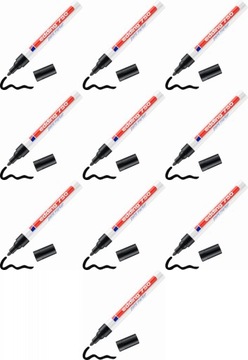 Marker olejowy EDDING 750 4,0mm czarny x 10 sztuk